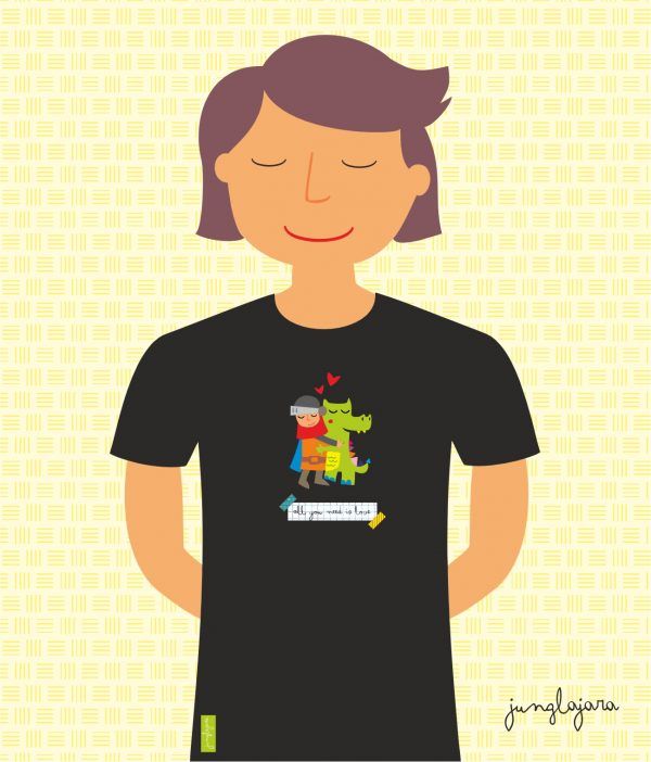 CAMISETAS UNISEX NEGRAS - Imagen 15